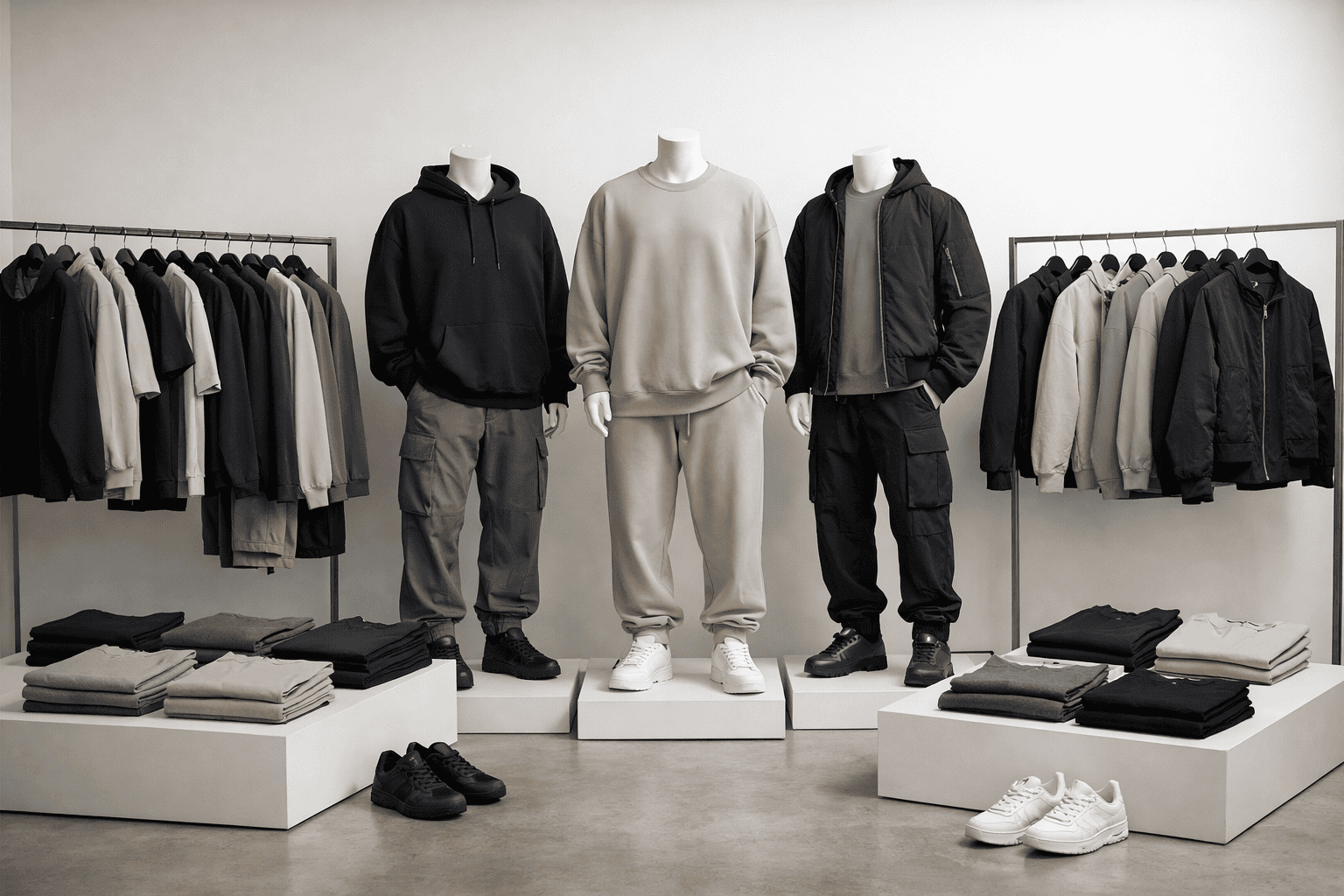 Streetwear showroom collection