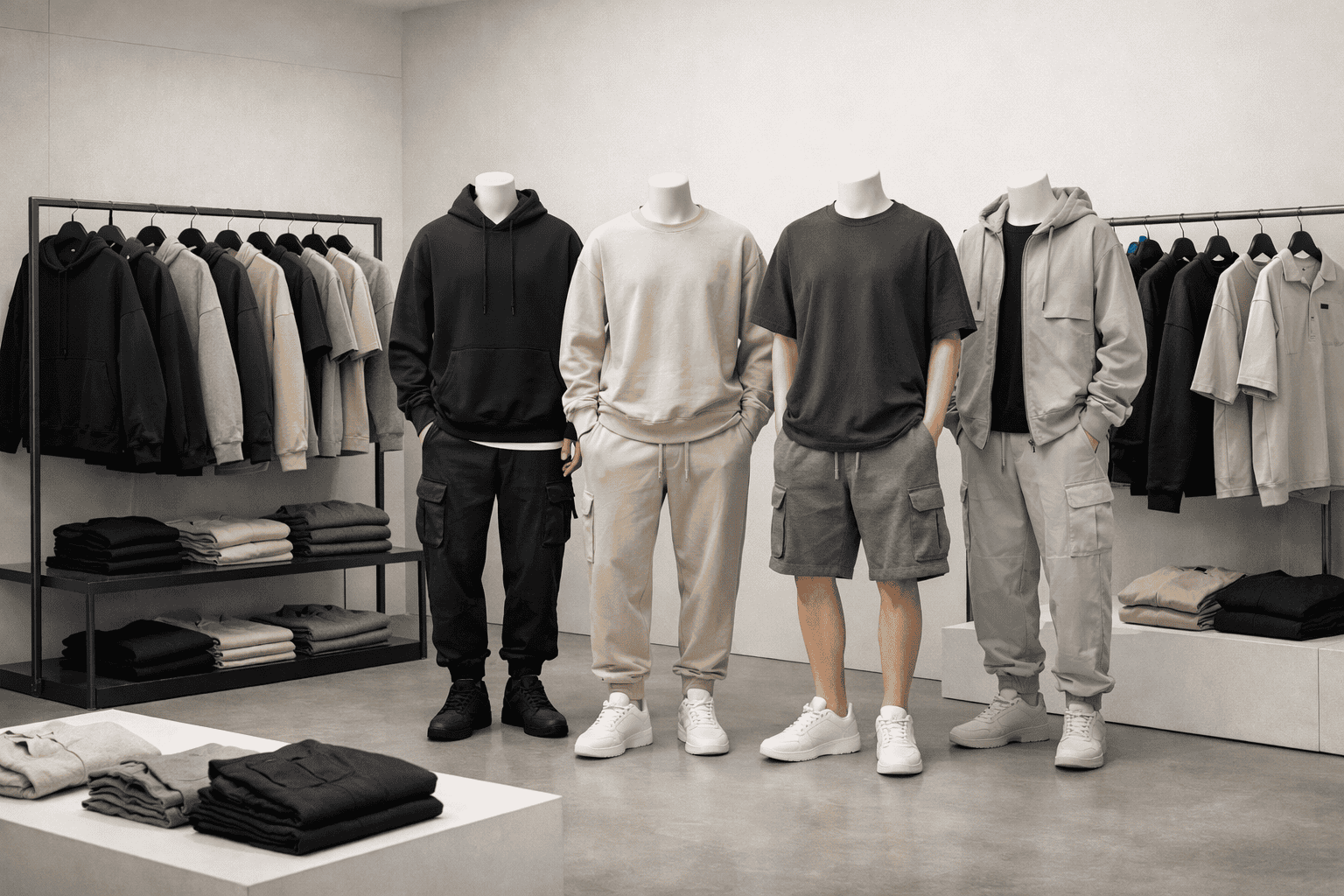 Streetwear showroom collection