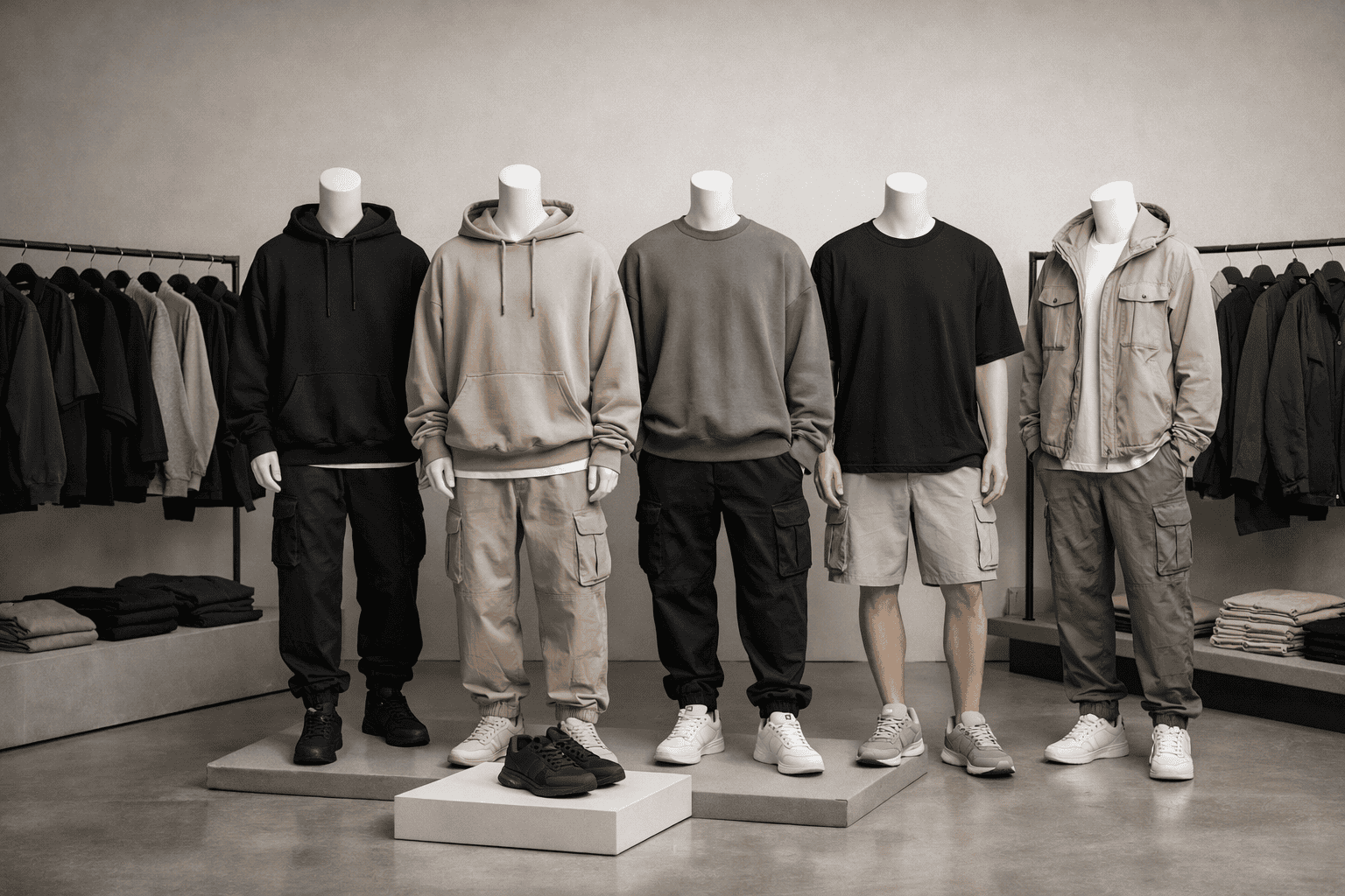 Streetwear showroom collection