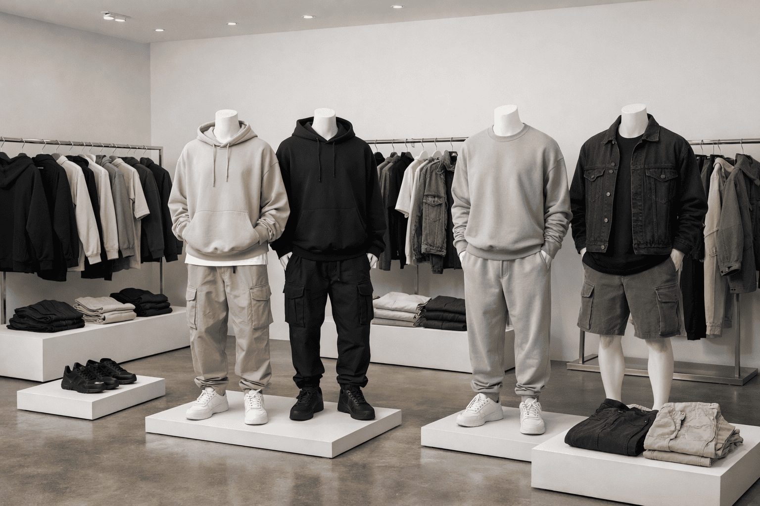 Streetwear showroom collection