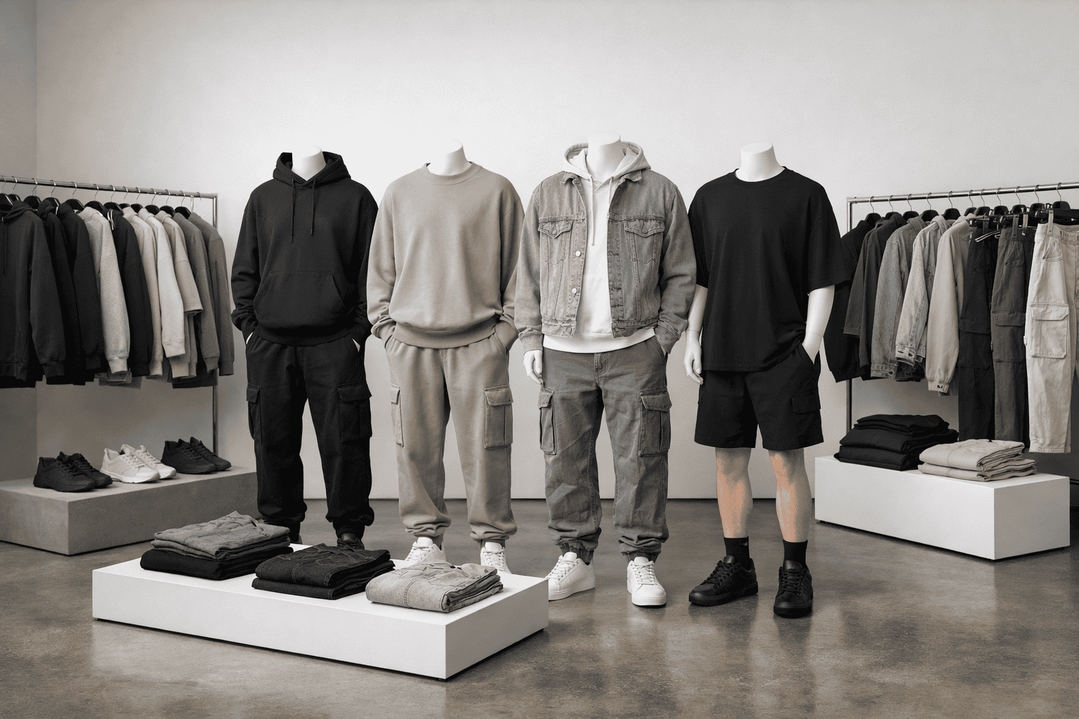 Streetwear showroom collection