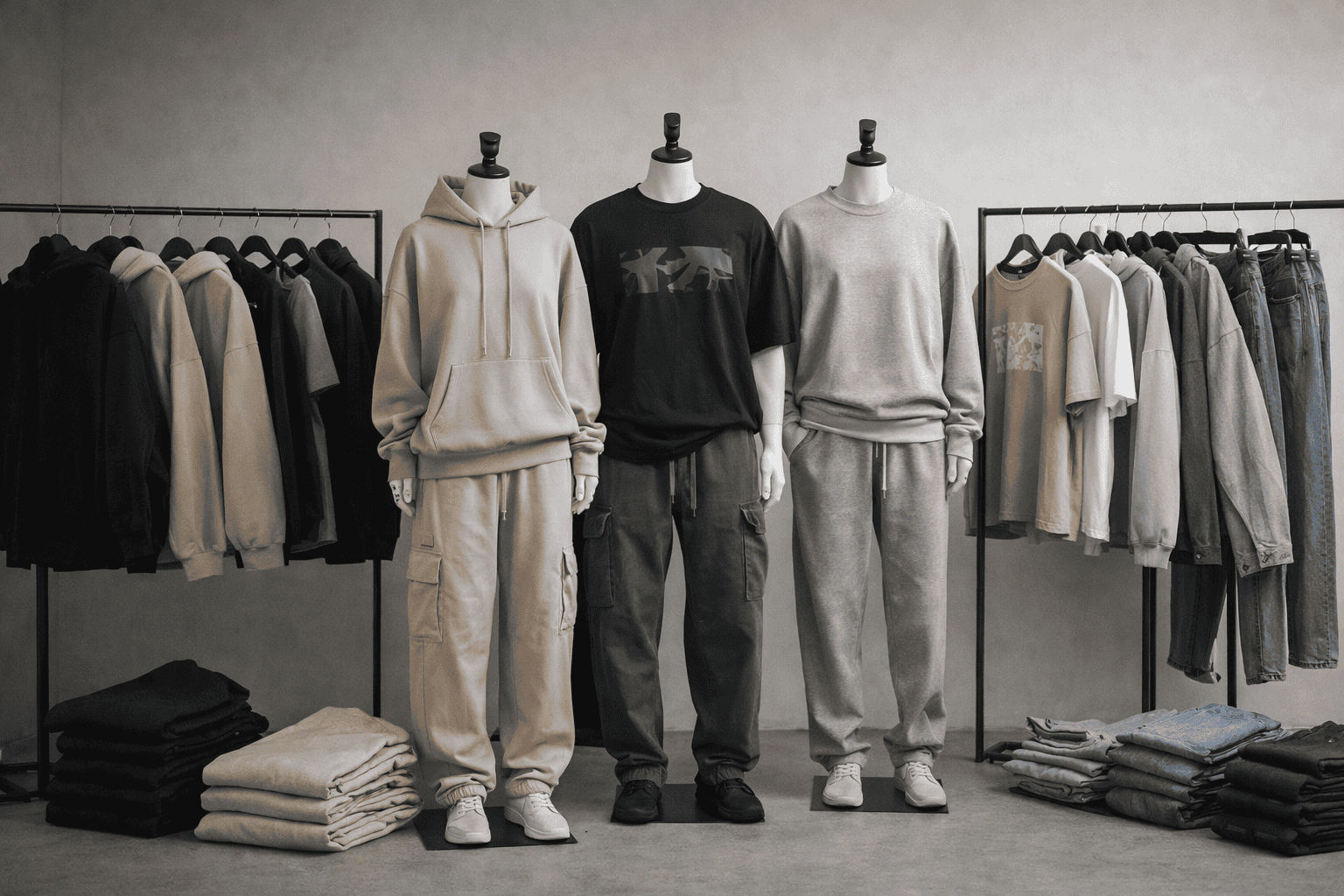Streetwear showroom collection