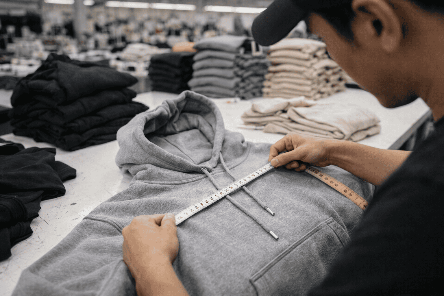 Clothing quality inspection process