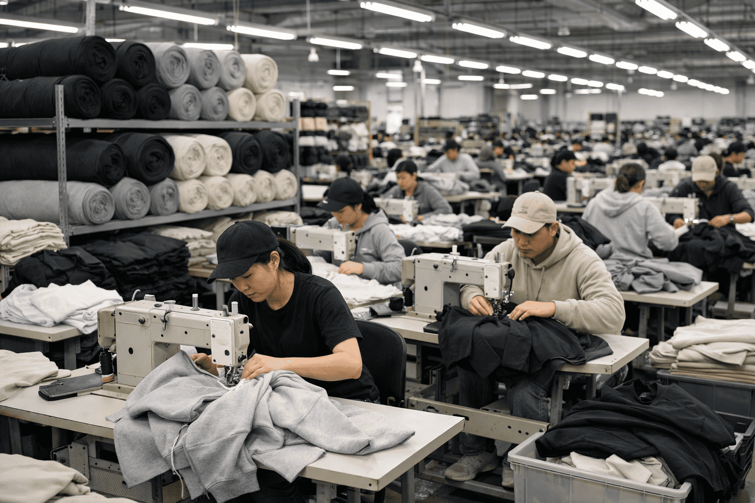 Streetwear factory production