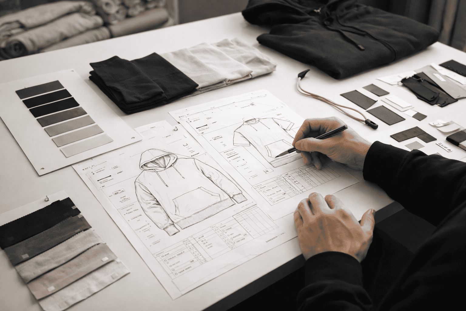 Sample development process