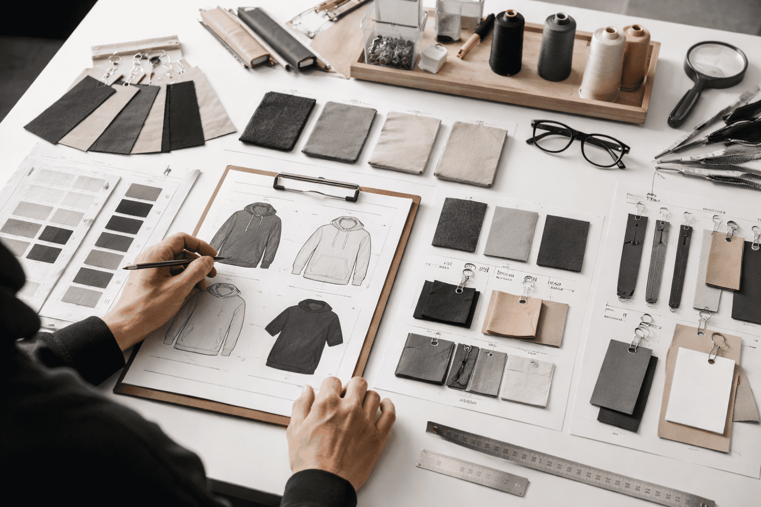 Streetwear sample development process