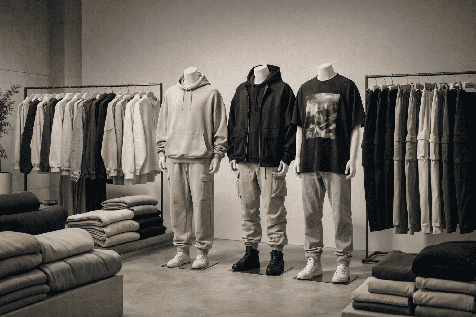 Streetwear clothing collection