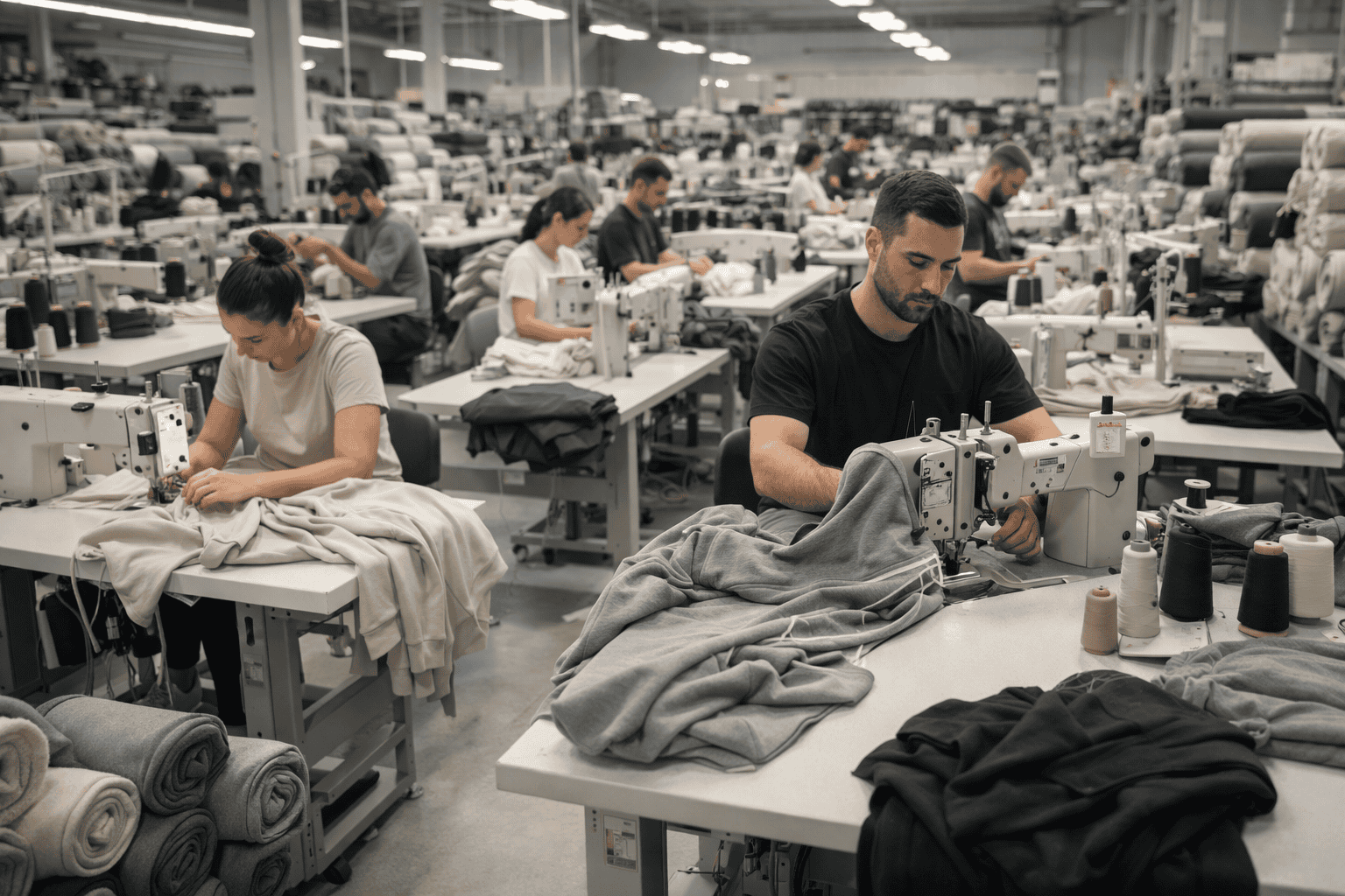 Streetwear factory overview