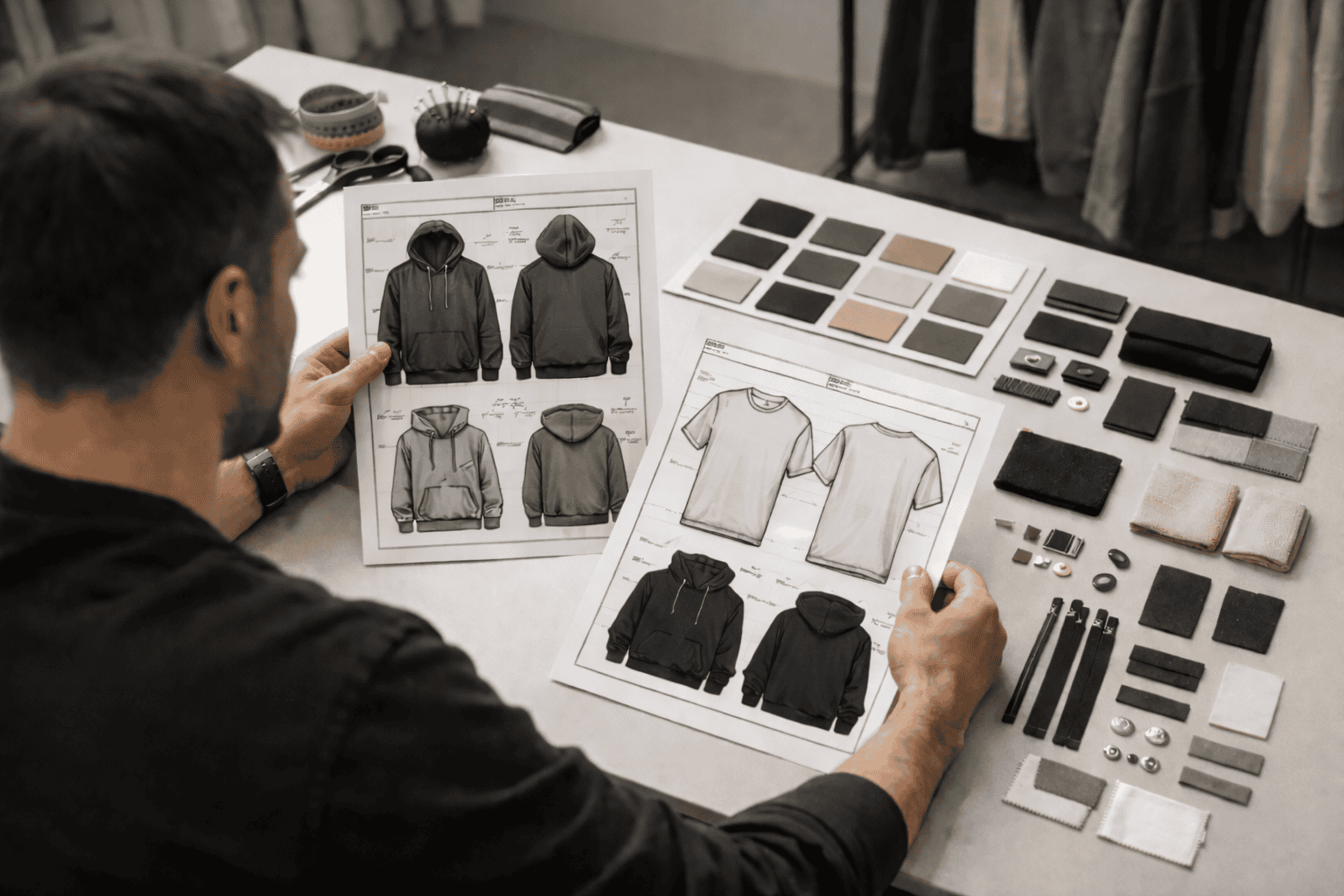 Streetwear sample development