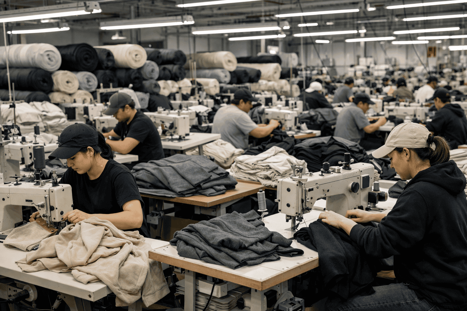 Streetwear factory production