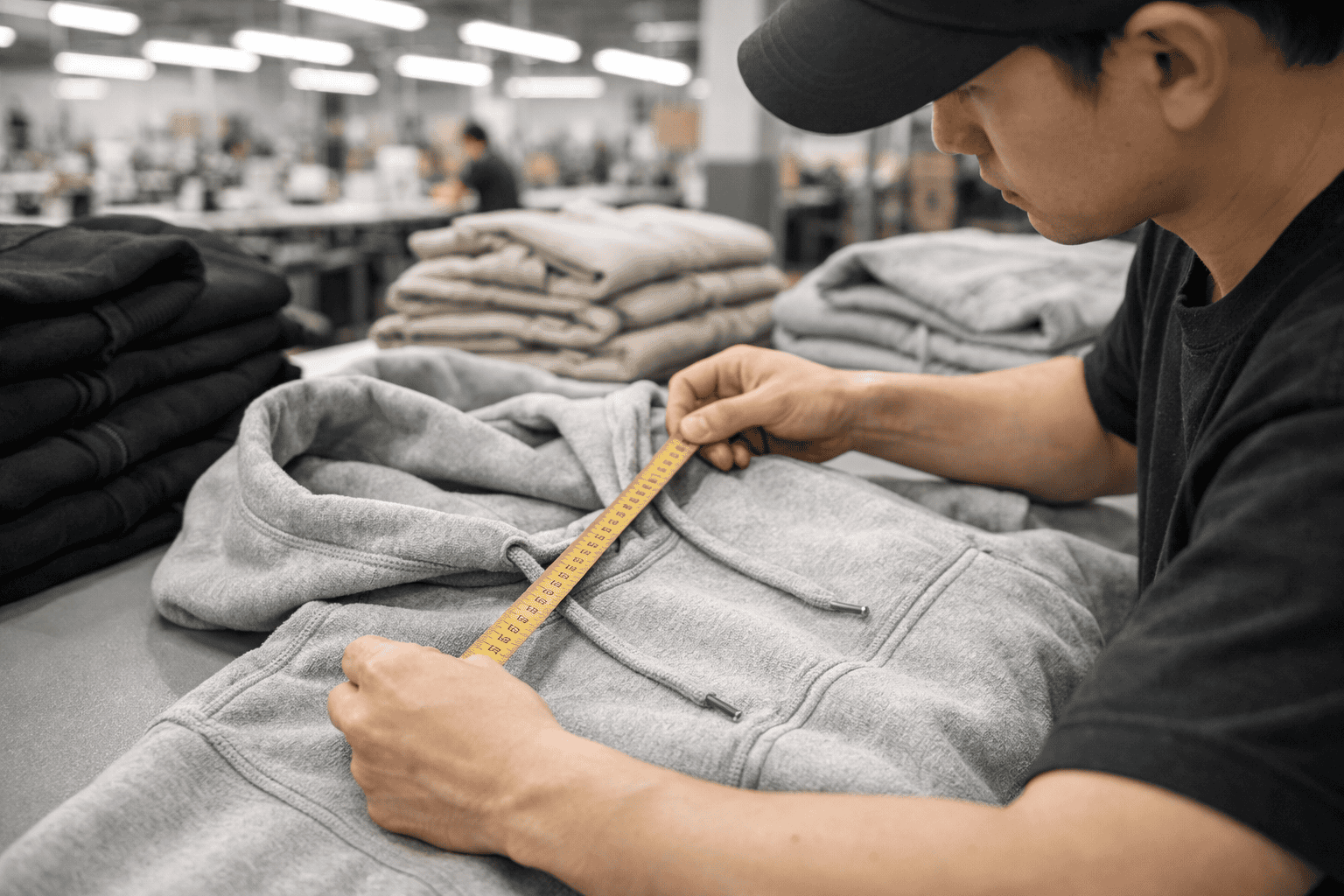 Garment quality control inspection