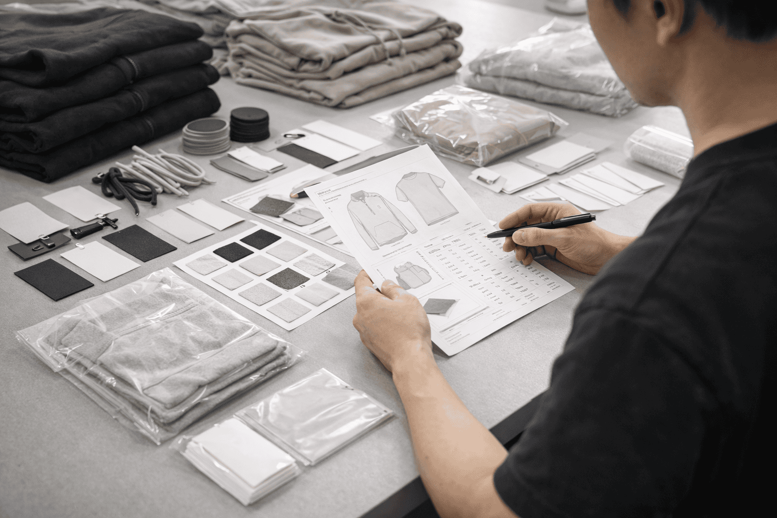 Streetwear sample development