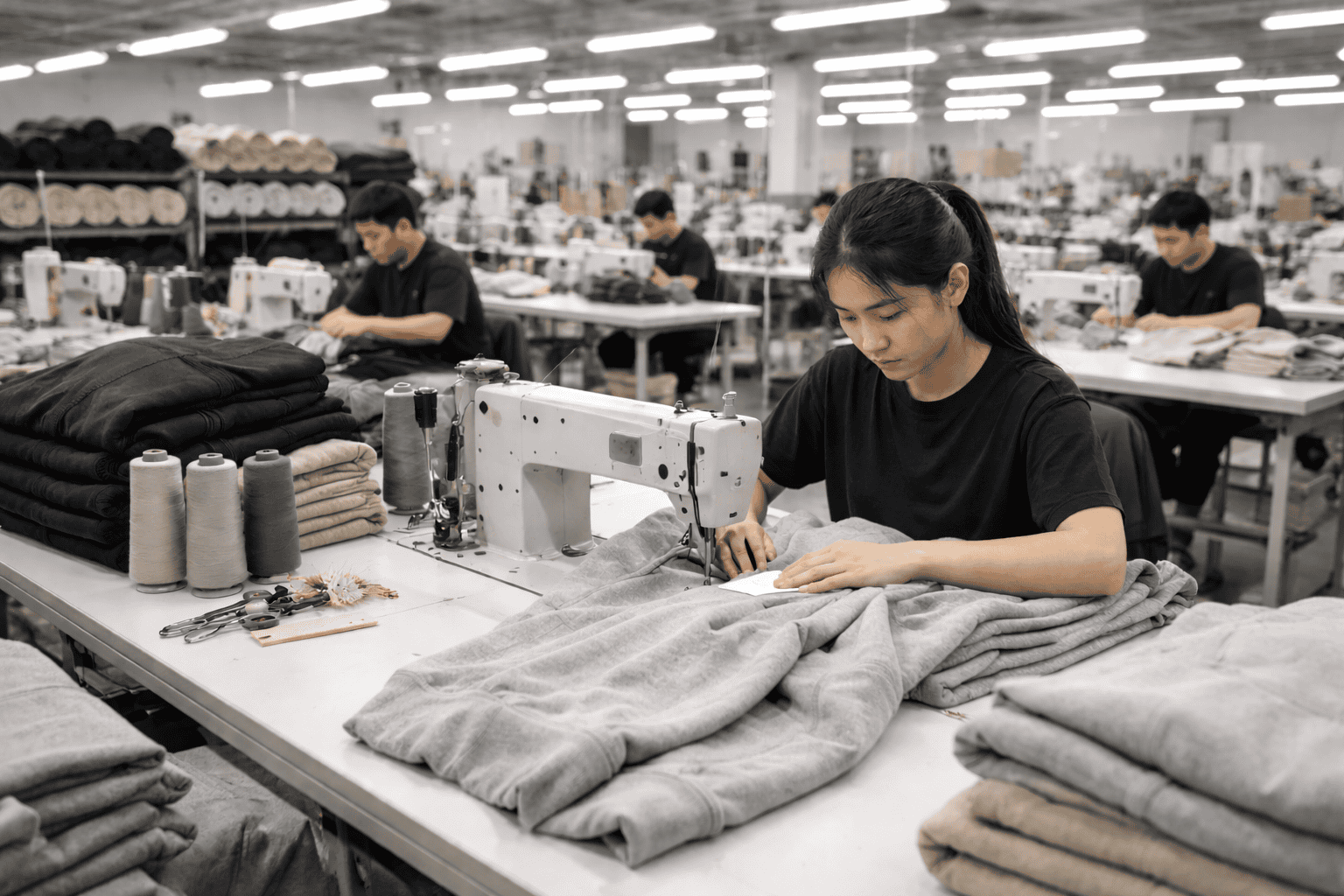 Streetwear bulk production factory