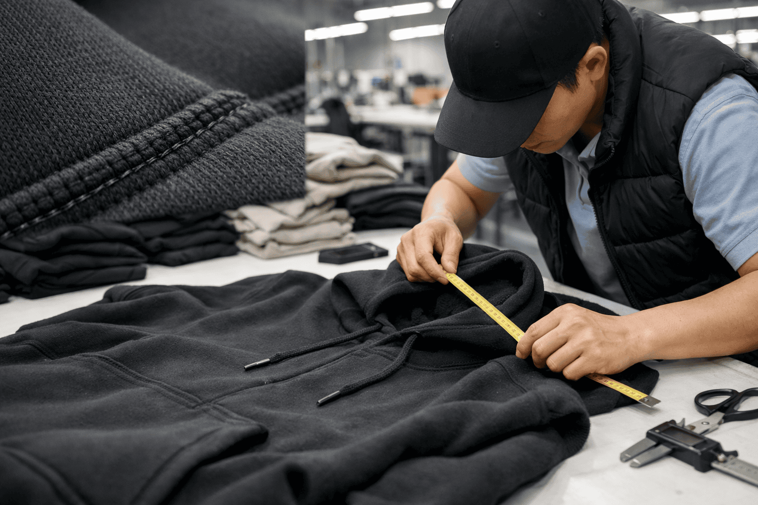 Garment quality inspection process