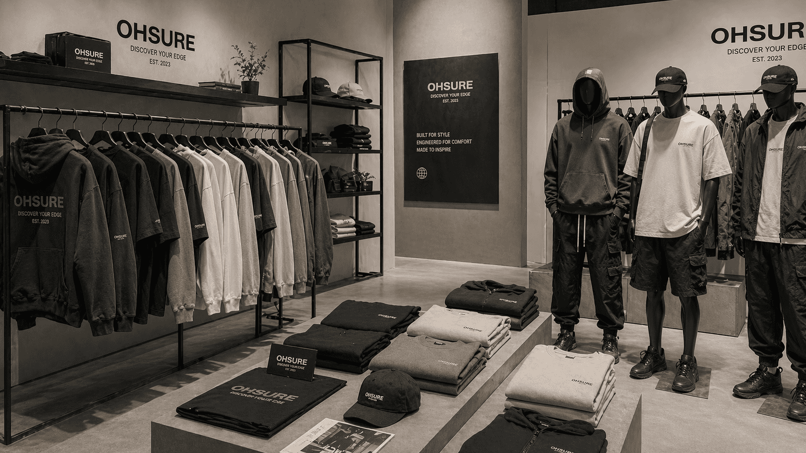 Streetwear Collection Display
