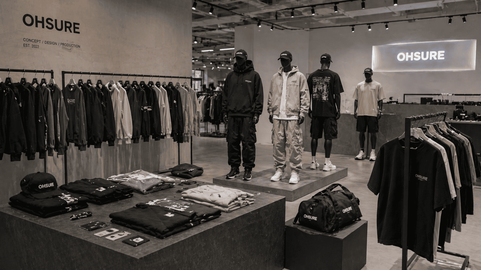Streetwear Collection Display