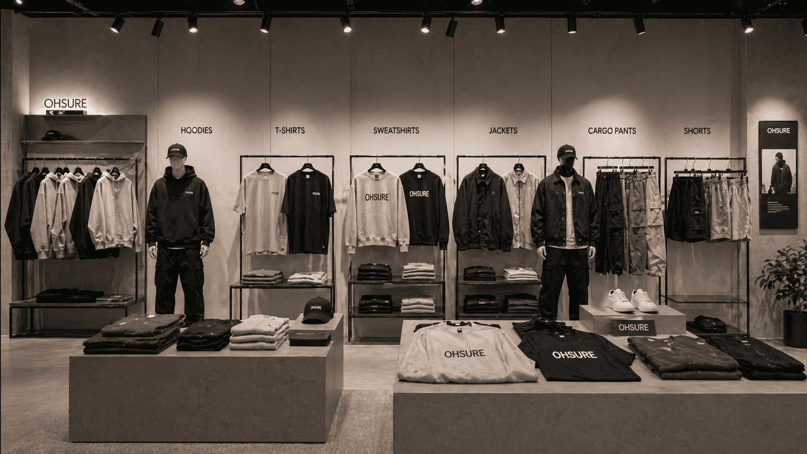 Streetwear Product Range