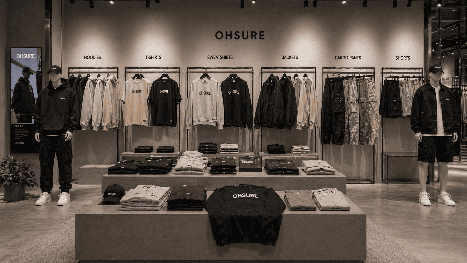 Streetwear Product Range