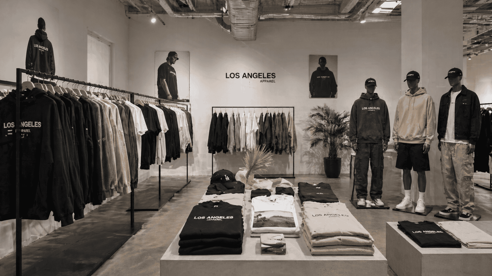 Streetwear product collection