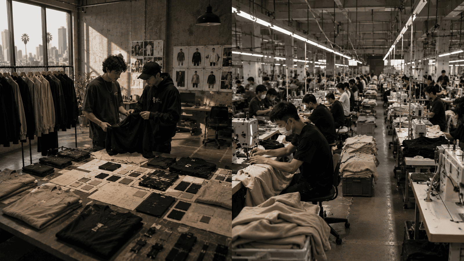 Los Angeles vs Overseas Streetwear Manufacturing