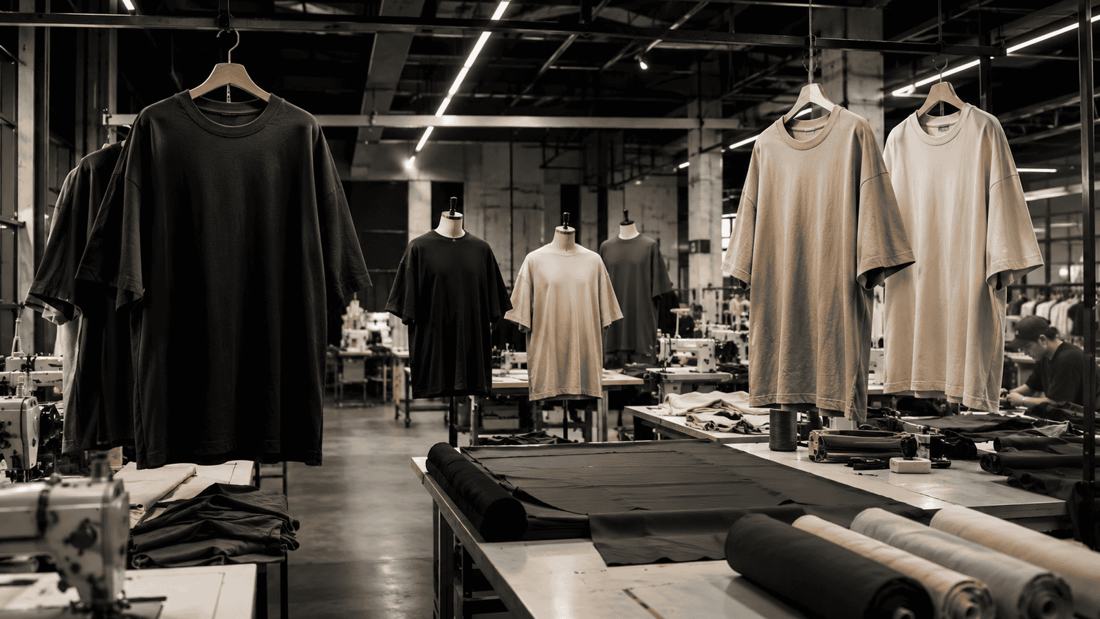 Oversized Streetwear T-Shirt Manufacturing