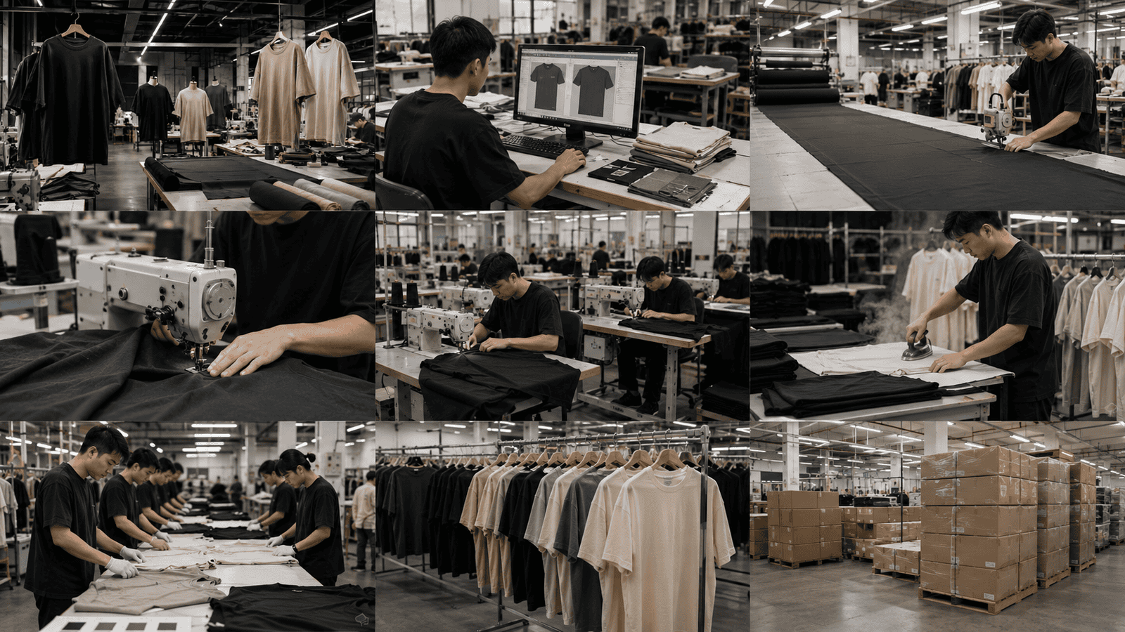 Streetwear T-Shirt Production Workflow