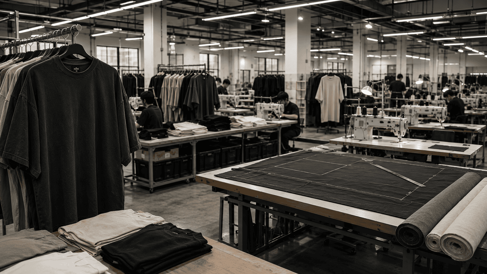 Oversized Streetwear T-Shirt Manufacturing