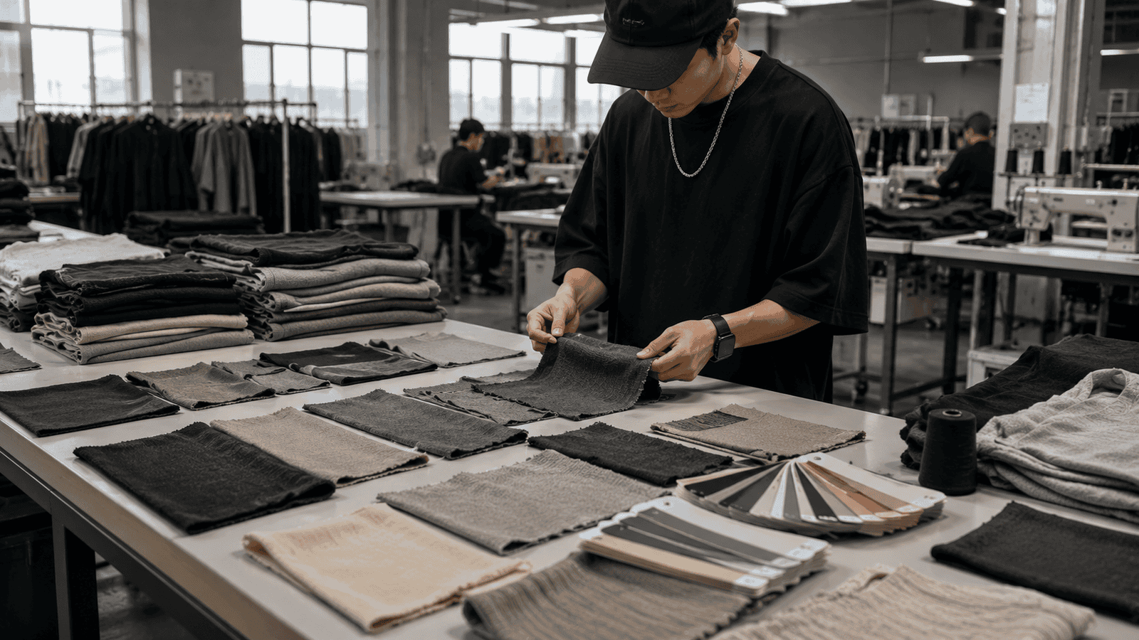 Oversized Streetwear Fabric Development