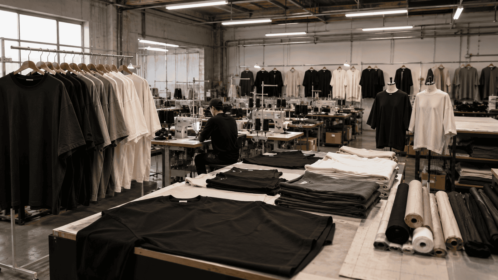 Heavyweight Oversized Streetwear T-Shirt Manufacturing