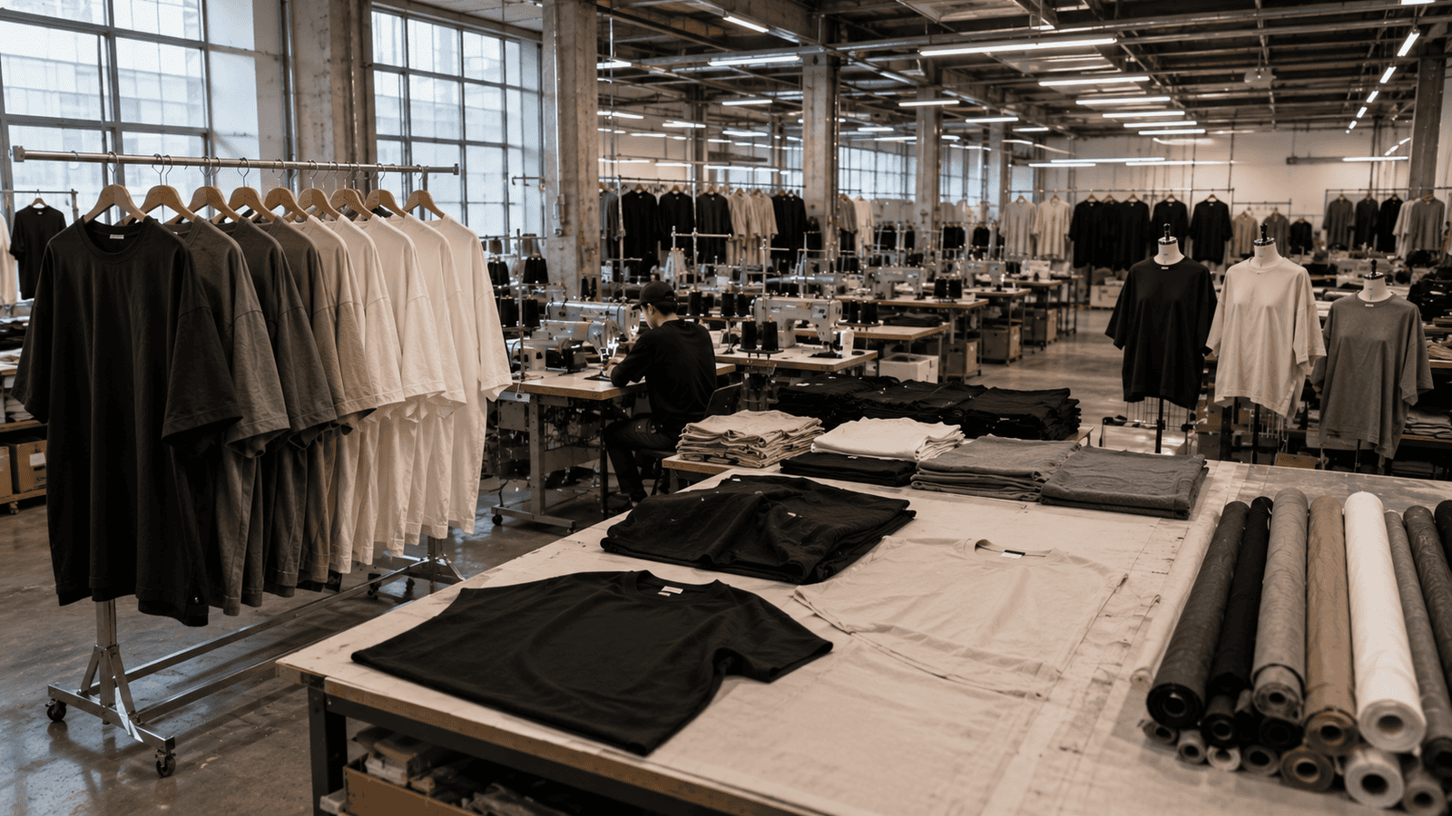 Custom Oversized Streetwear T-Shirt Manufacturing