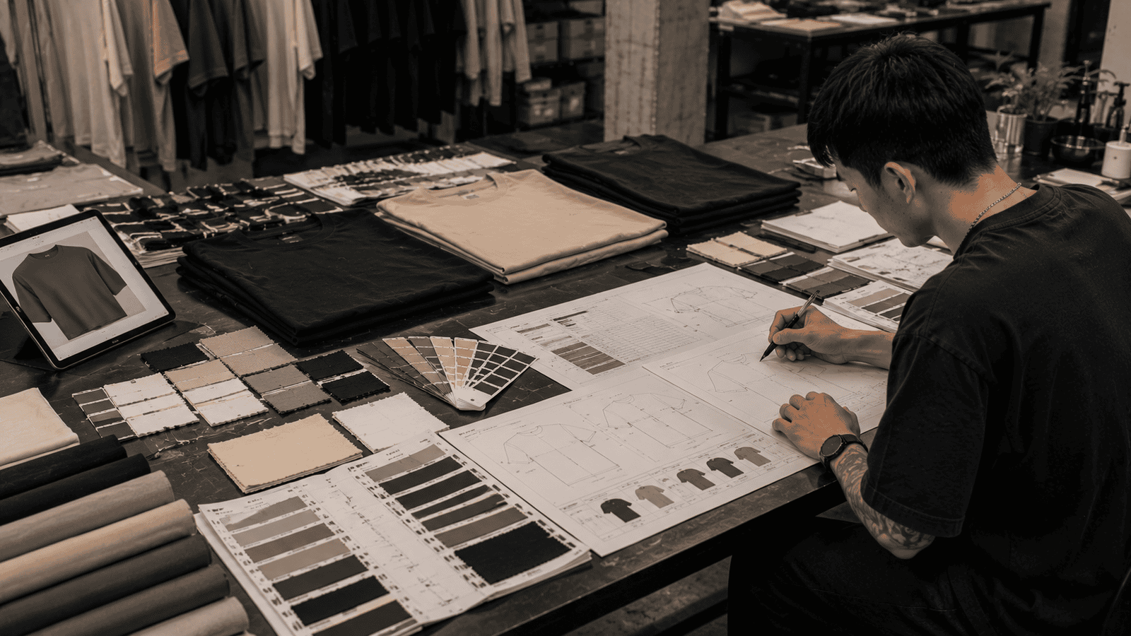 Oversized Streetwear Fabric & Fit Development