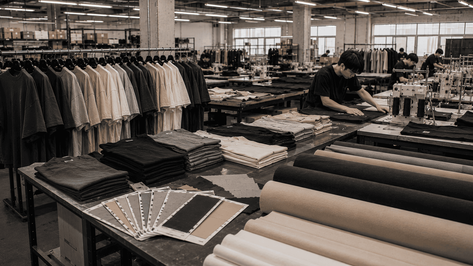 Heavyweight Streetwear T-Shirt Manufacturing