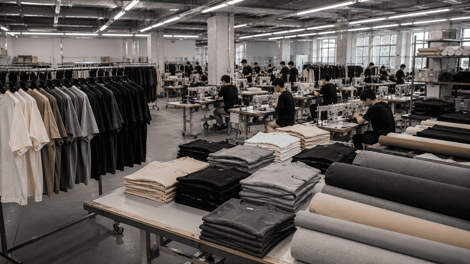 Heavyweight Streetwear T-Shirt Manufacturing