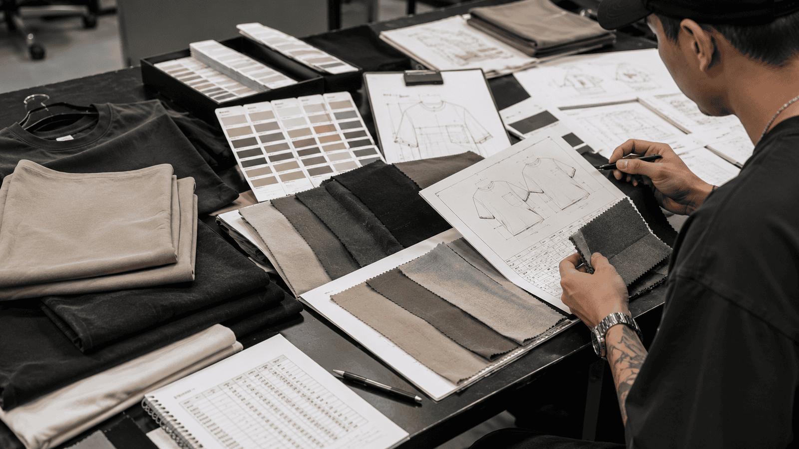 Oversized Streetwear Fabric & Pattern Development