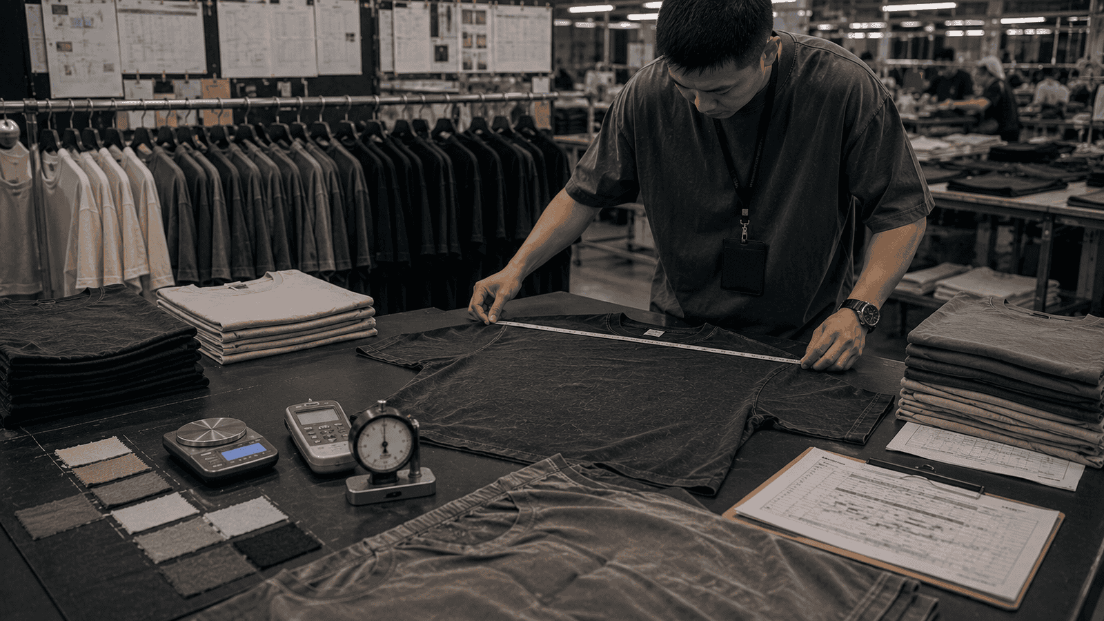 OEM Streetwear Sample Review and Approval Meeting