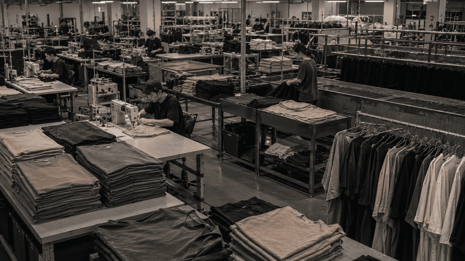 Streetwear bulk production