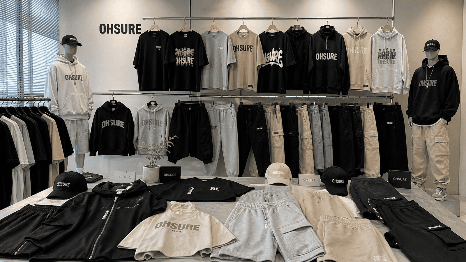 Streetwear product collection