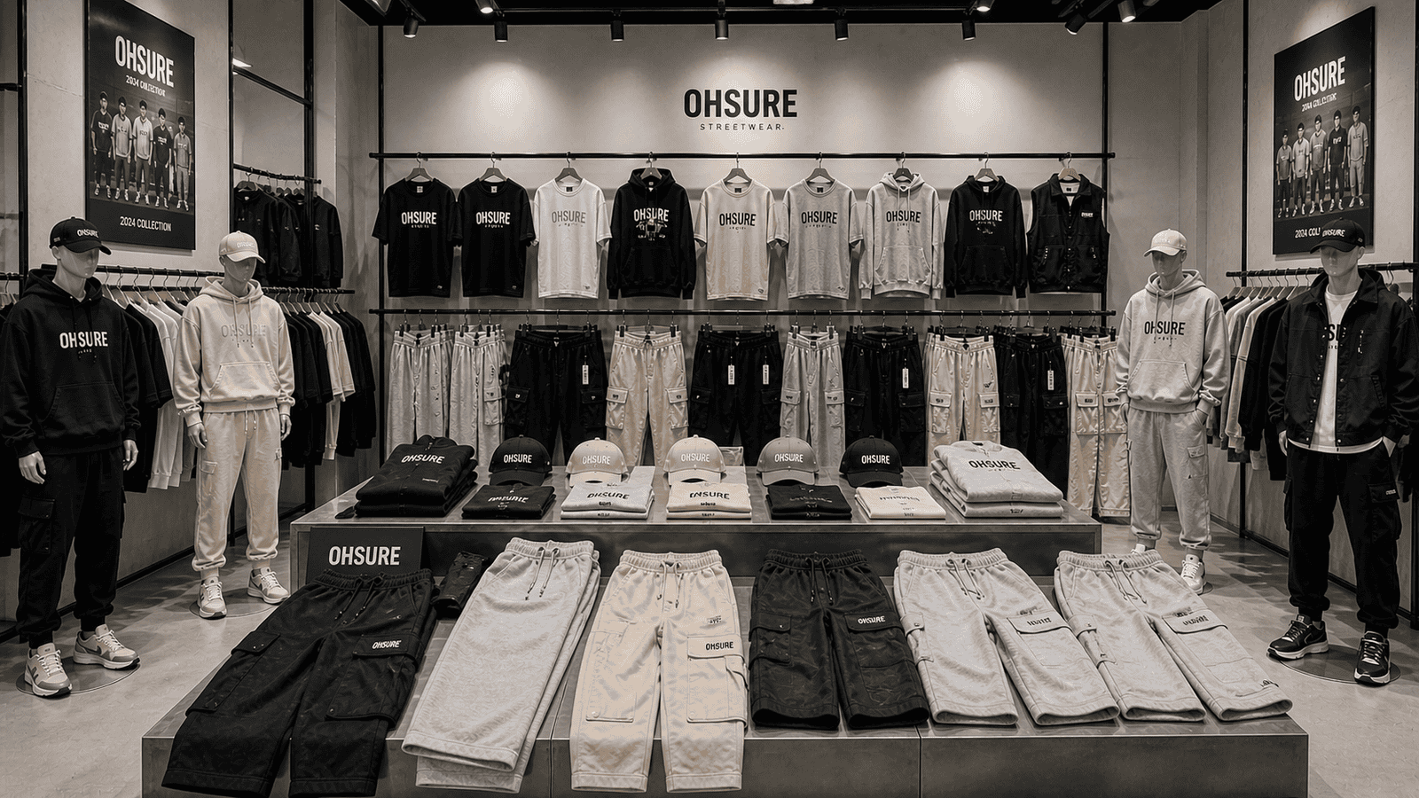Streetwear product collection