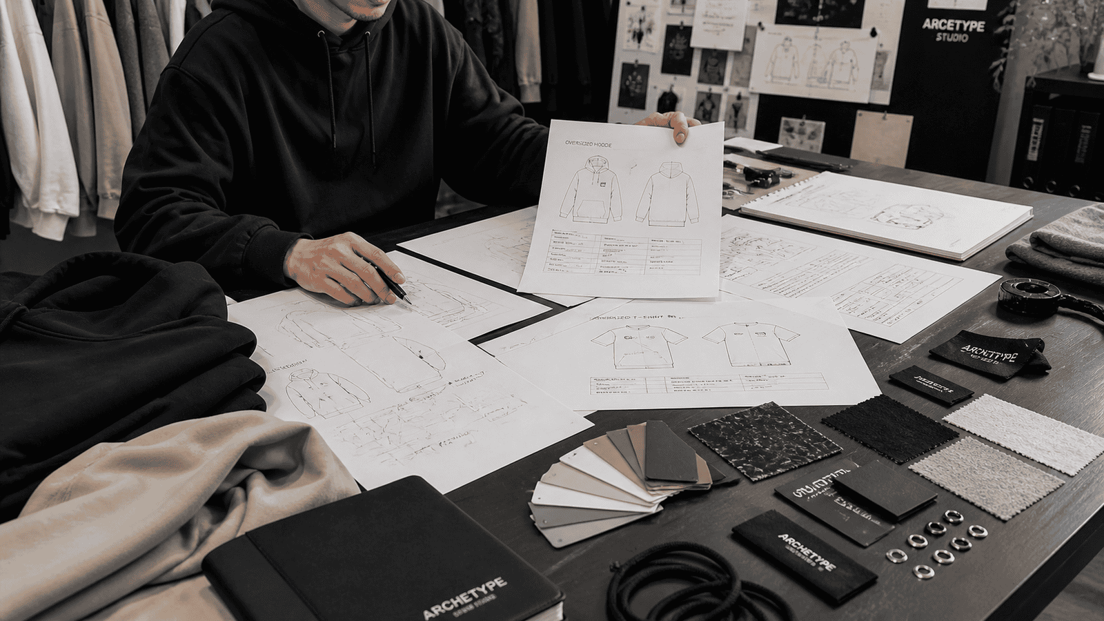 Streetwear sample development process