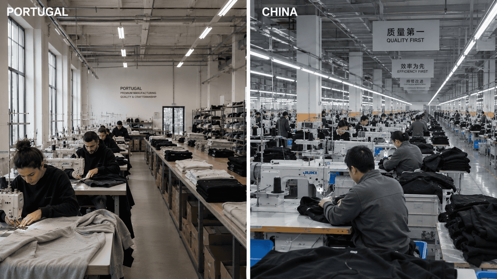 Portugal streetwear factory