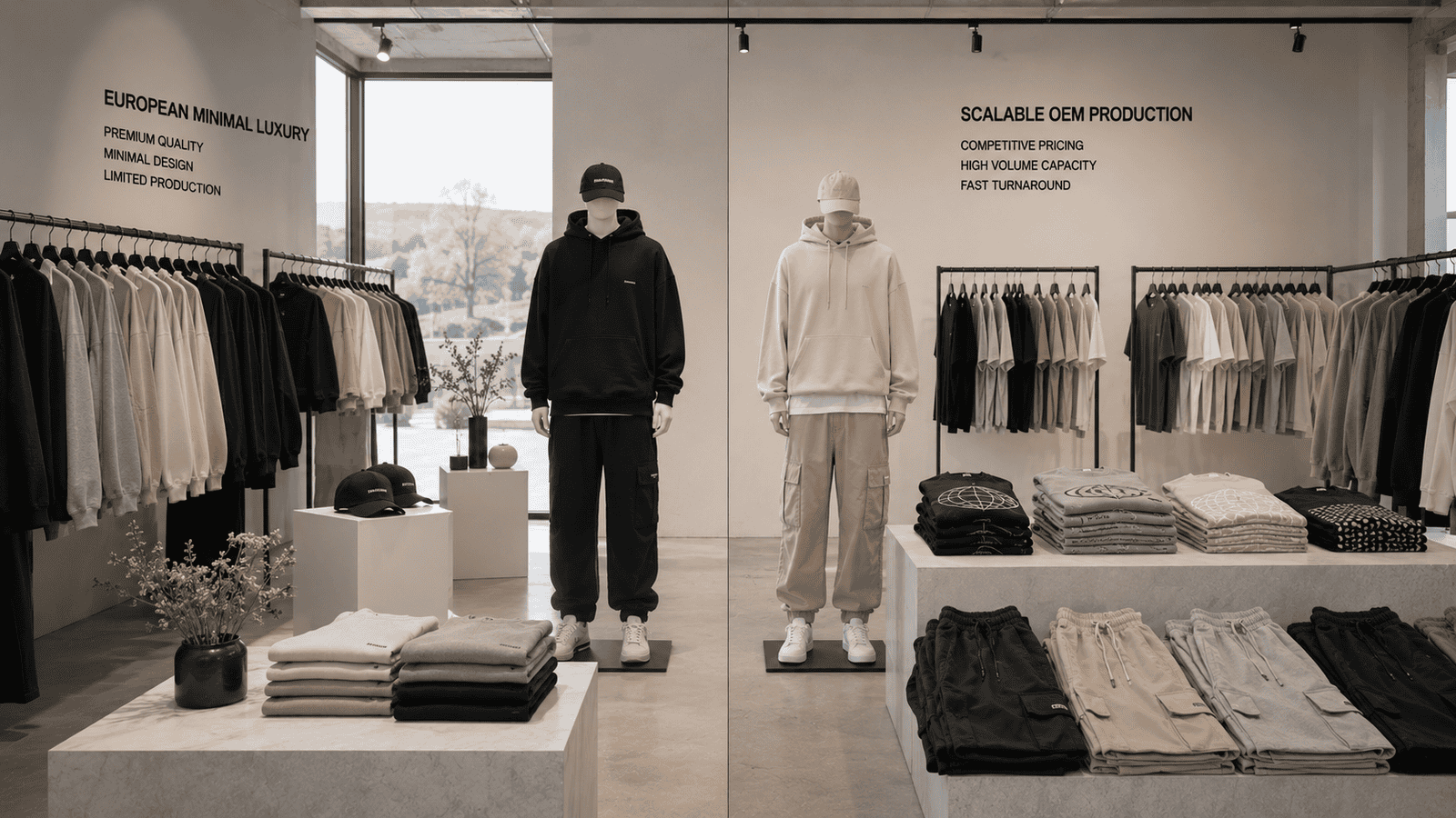 Streetwear apparel collection