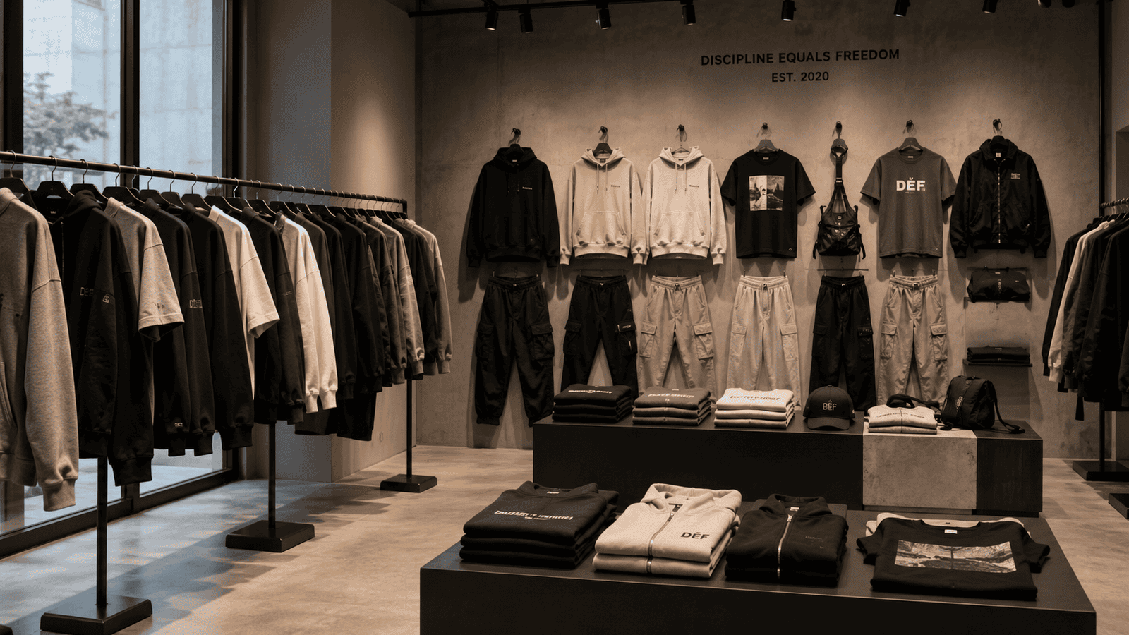 Streetwear apparel collection