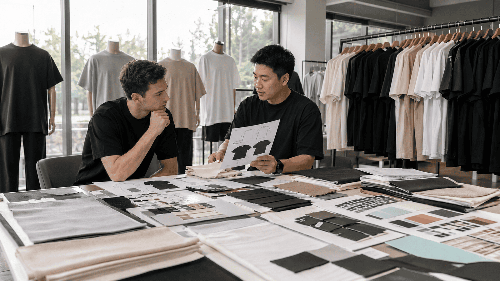 Premium Streetwear T-Shirt Production Process