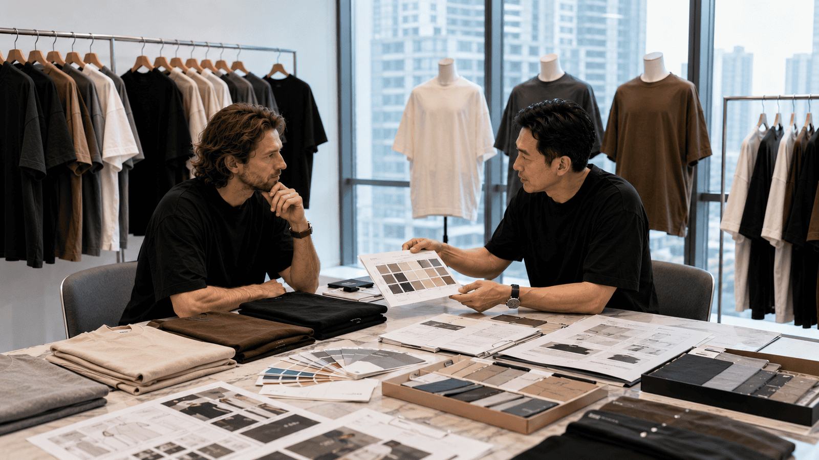 Streetwear Brand Meeting with Premium T-Shirt Manufacturer