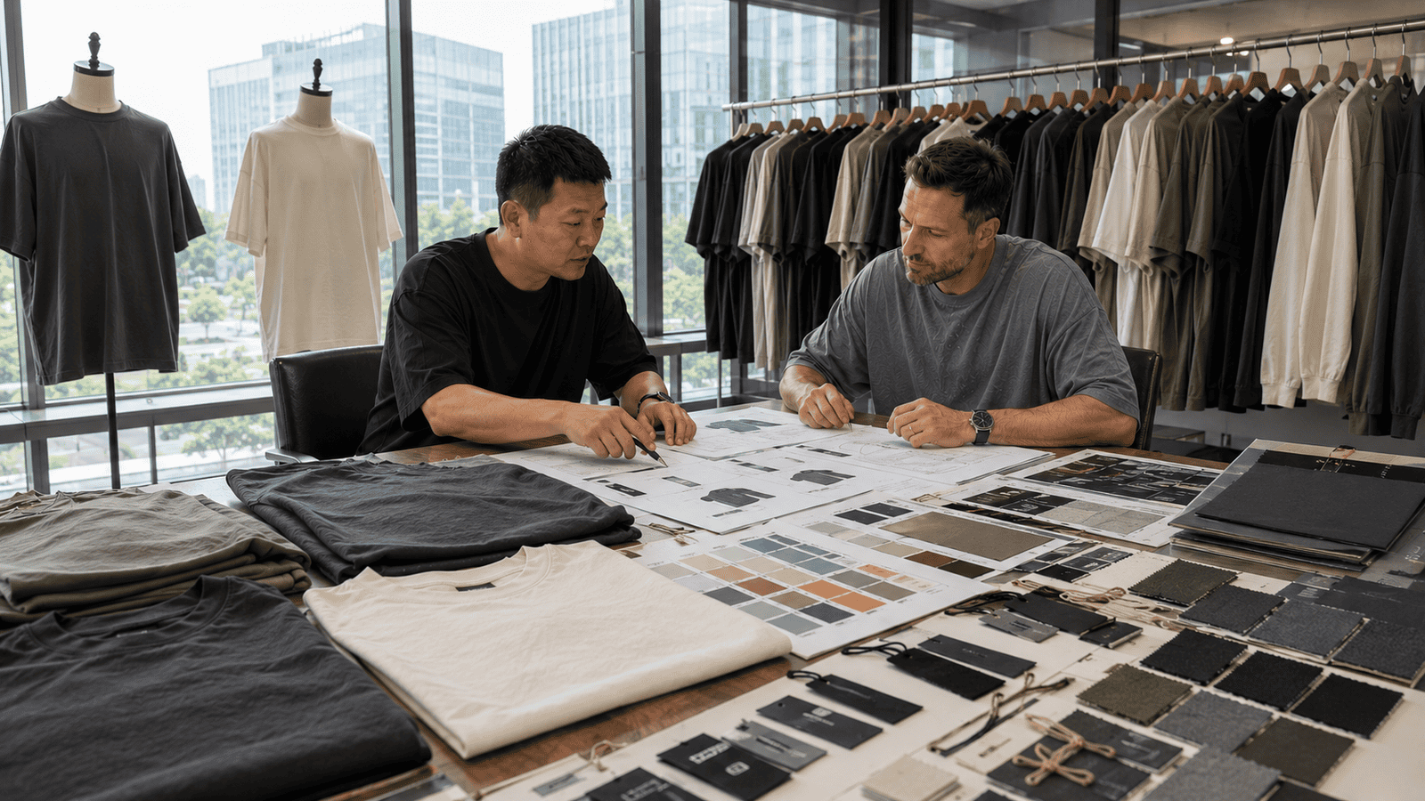 China Premium Streetwear Manufacturing Showroom