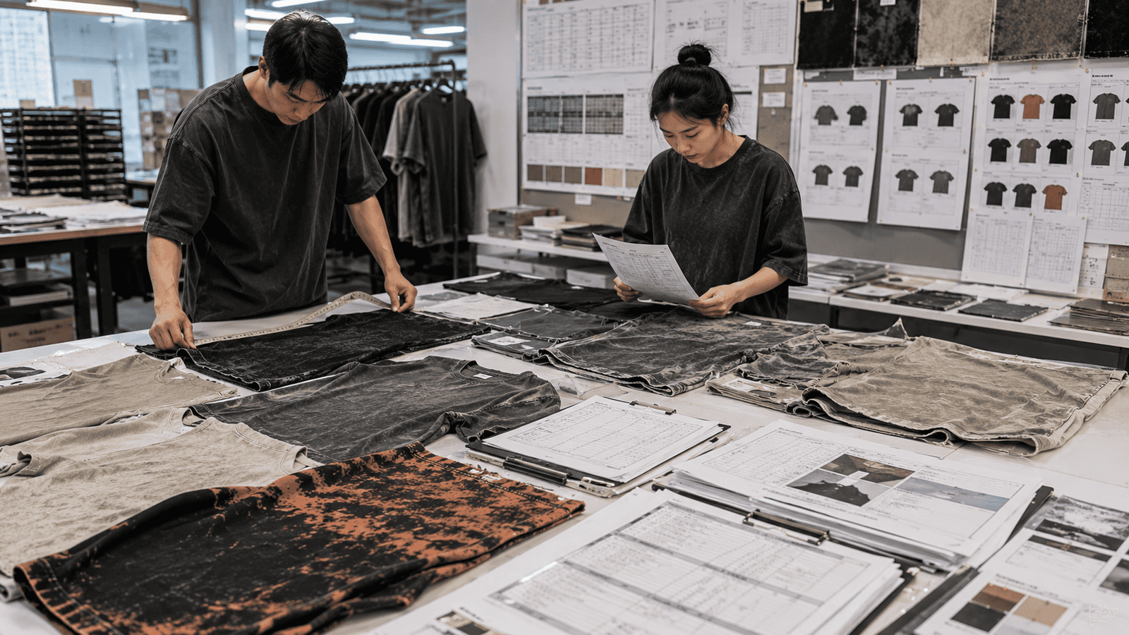 Oversized Acid Wash Production Planning and Quality Management