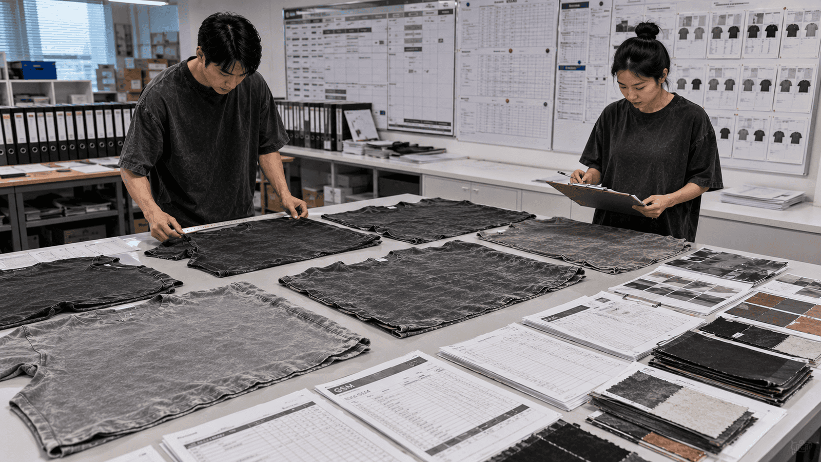 Heavyweight Acid Wash Production Planning and Quality Assurance