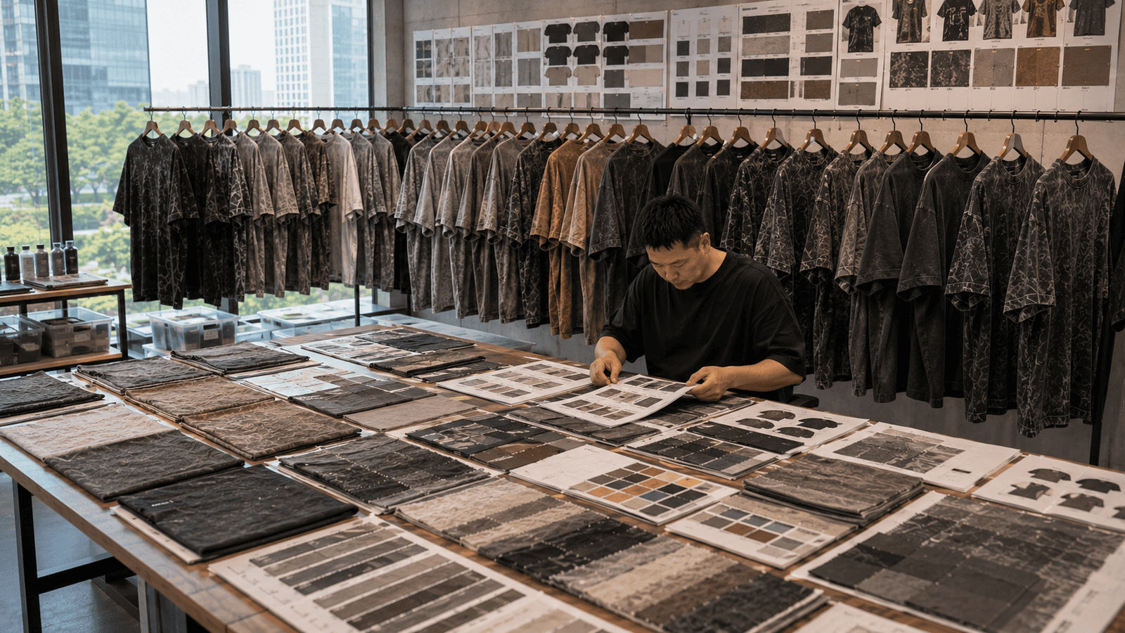 Acid Wash Streetwear Collection Development