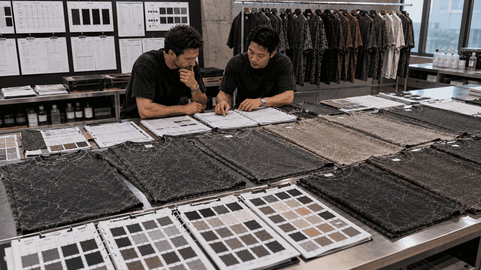 Acid Wash Streetwear T-Shirt Manufacturing Process