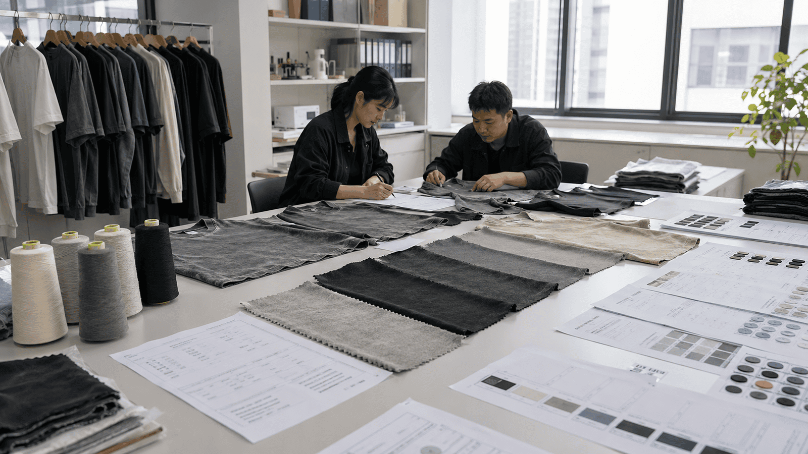 Acid Wash Streetwear T-Shirt Manufacturer Evaluation Process